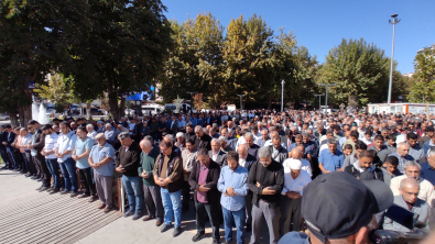 Malatyadaki STK'lar Filistin'de şehid olanlar için gıyabi cenaze namazı kıldı.