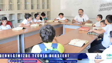 Derneğimizde Tecvid Dersleri