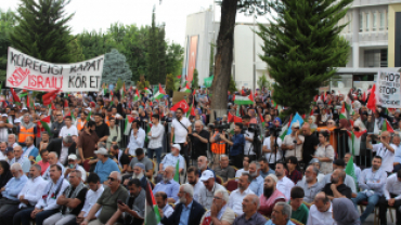 Malatya'da Binlerce Kişi Büyük Gazze Mitinginde Buluştu